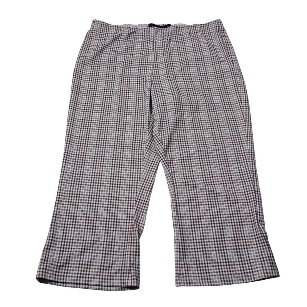 Lioness Plaid Starlet Capri Pants in Brown Plaid